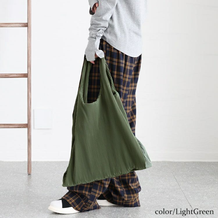 大きいサイズ レディース マイクロプリーツバッグ　art-9133