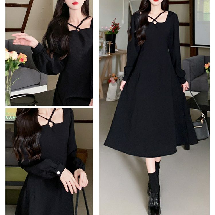 大きいサイズ レディース フロントクロスワンピース　goldy-1199