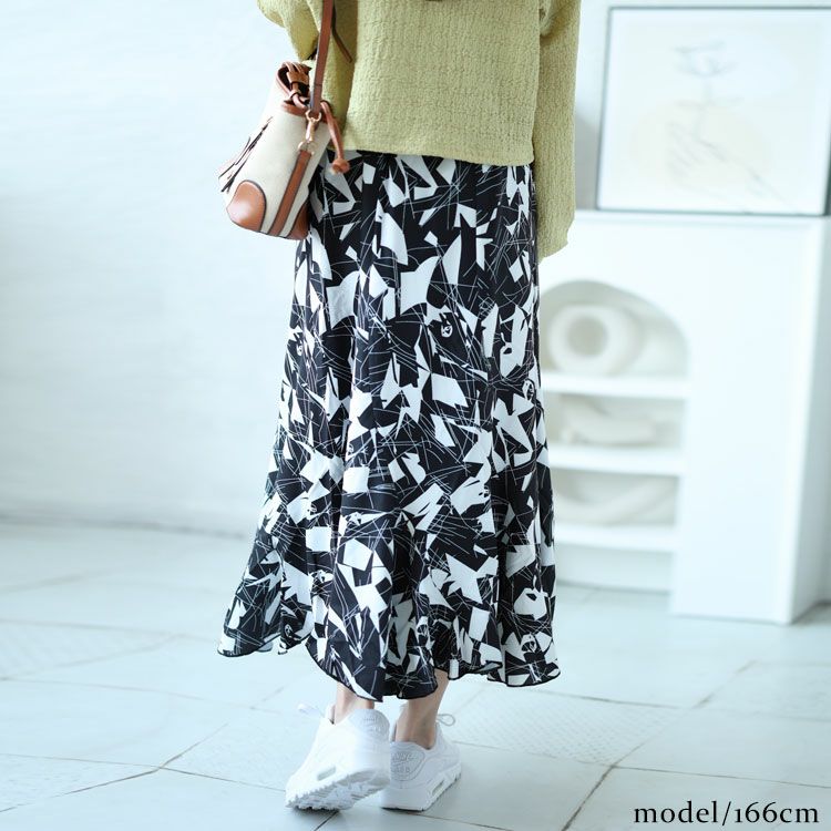 大きいサイズ レディース エスカルゴスカート　fem-344