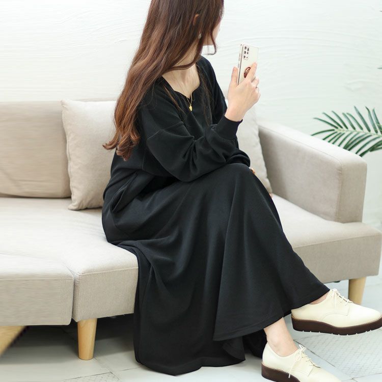 大きいサイズ レディース ふくれジャガードワンピース　bro-0013