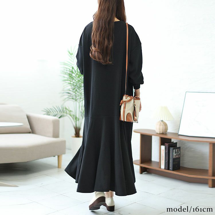 大きいサイズ レディース ふくれジャガードワンピース　bro-0013