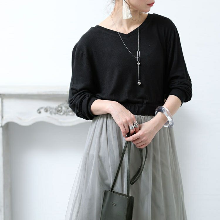 大きいサイズ レディース チュールドッキングワンピース　jpm-003