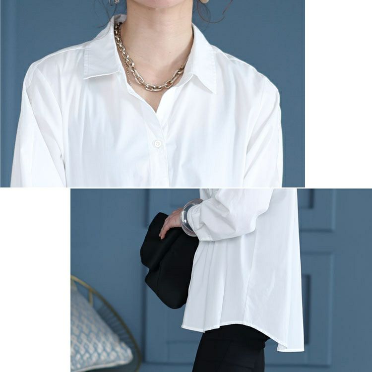 大きいサイズ レディース 洗いざらしシャツ　cpdai-657450