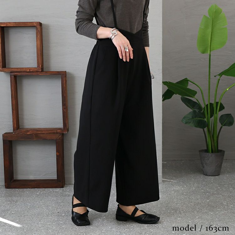 大きいサイズ レディース タックサロペットパンツ　nw-23005