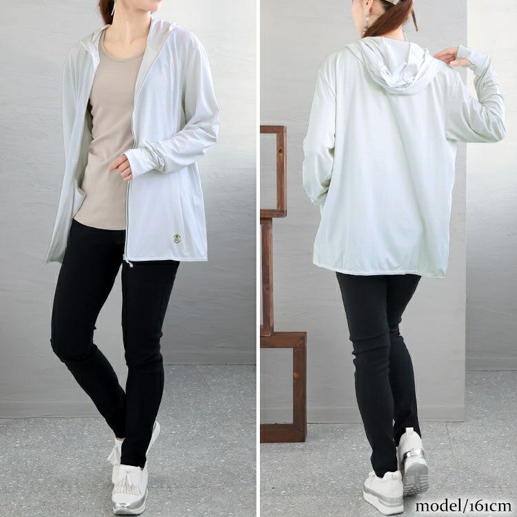 大きいサイズ レディース UVカット＆接触冷感＆吸水速乾ラッシュガード　goldy-1229【メール便可】