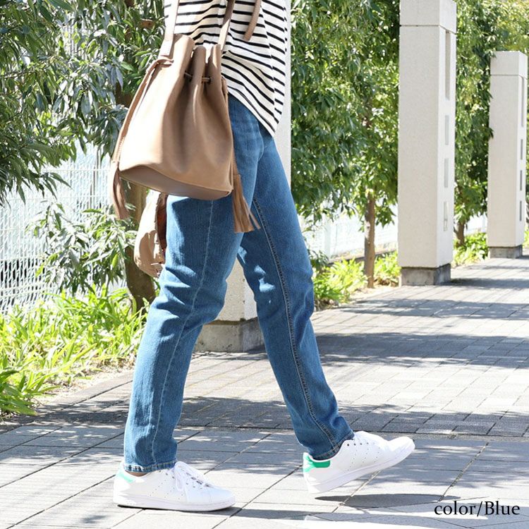 大きいサイズ レディース 接触冷感プルオンスキニーデニム　tkb-141463129