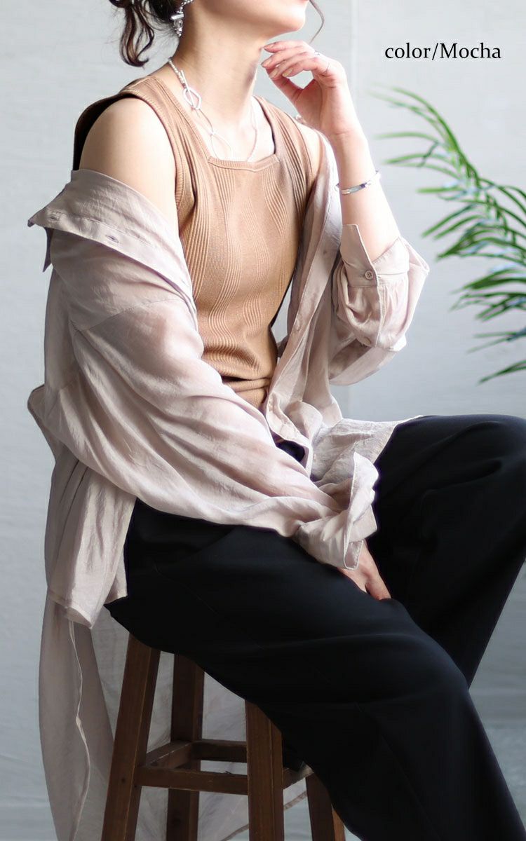 大きいサイズ レディース スクエアネックタンクトップ　wk-0231 【メール便可】