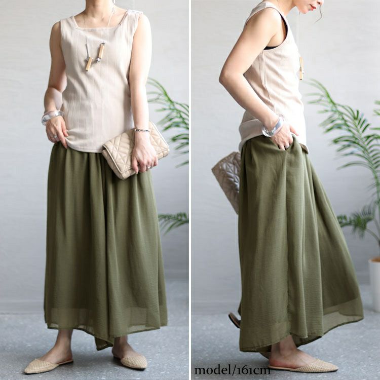 大きいサイズ レディース スカーチョ　plan-3800222