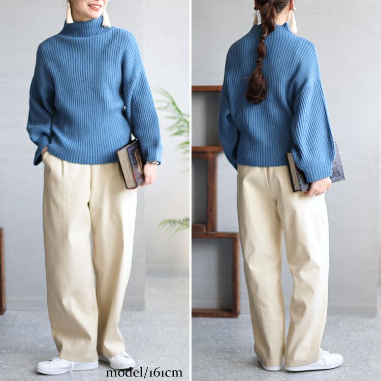 大きいサイズ レディース スラックスパンツ　fem-337