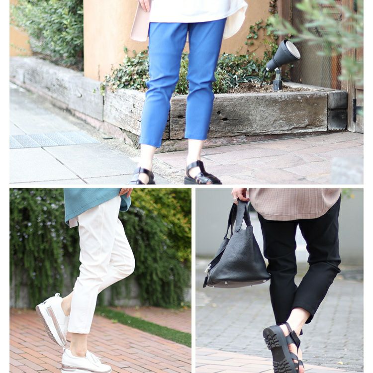 大きいサイズ レディース 接触冷感ストレッチクロップドパンツ　cpdai-657719