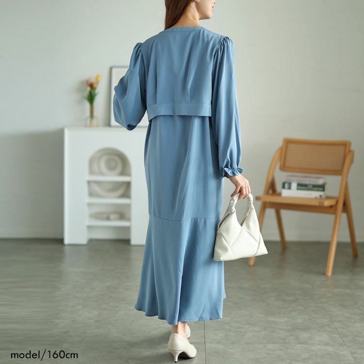 大きいサイズ レディース セットアップワンピース　fem-350 ゆうパケット可