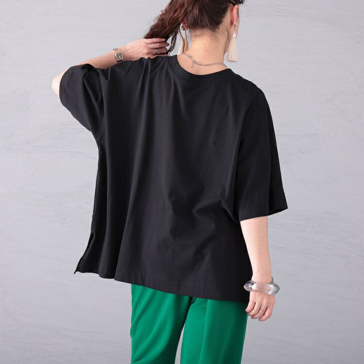 大きいサイズ レディース 前後2WAYビッグTシャツ　wk-0430 【メール便可】