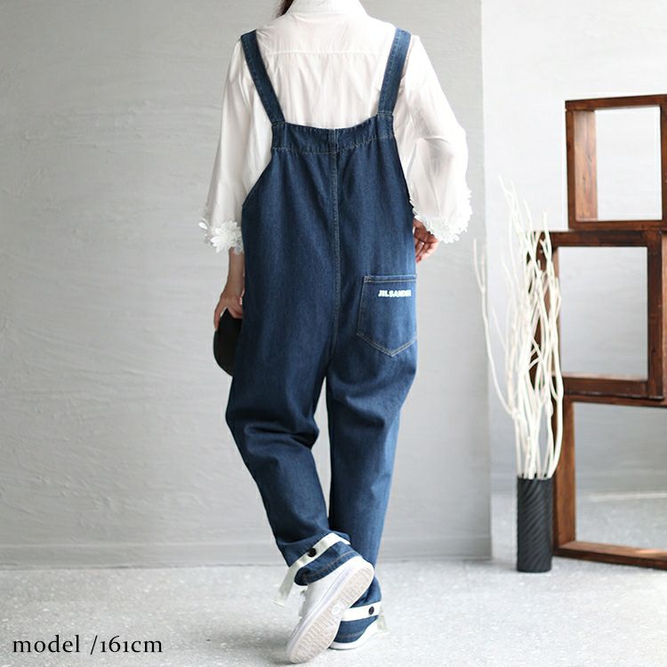 大きいサイズ レディース デニムサロペットパンツ　goldy-1260