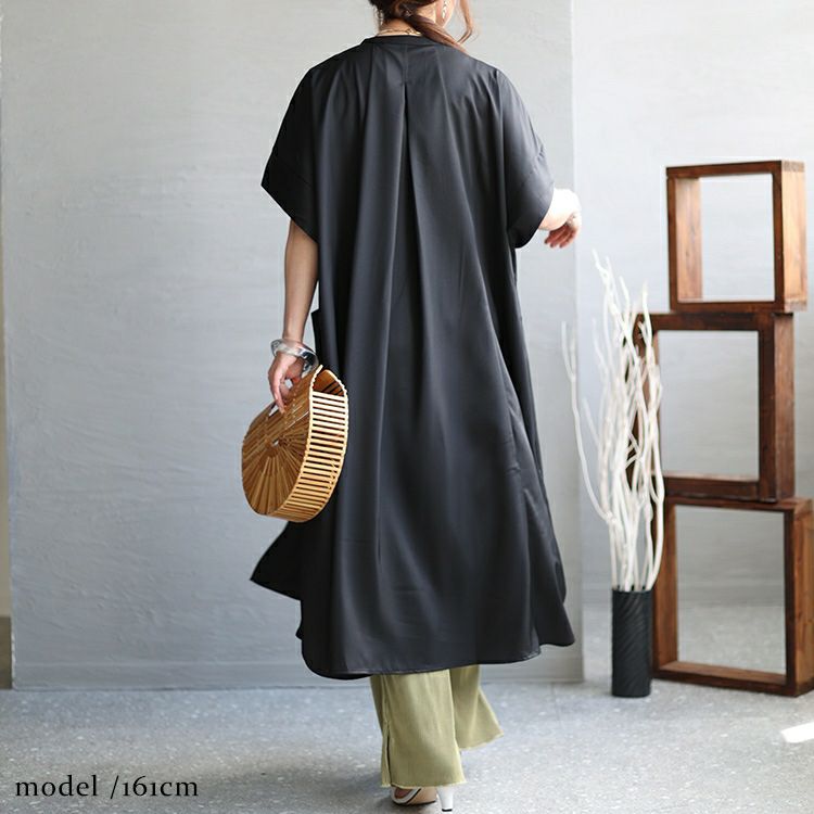 大きいサイズ レディース オーバーサイズシャツ　nw-23017 【メール便可】