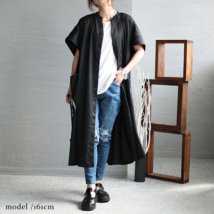 大きいサイズ レディース オーバーサイズシャツ　nw-23017 【メール便可】