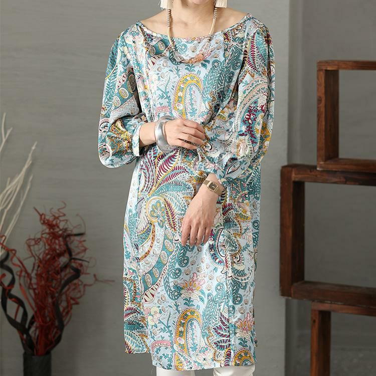 イベントセール】 大きいサイズ レディース ペイズリー柄チュニック