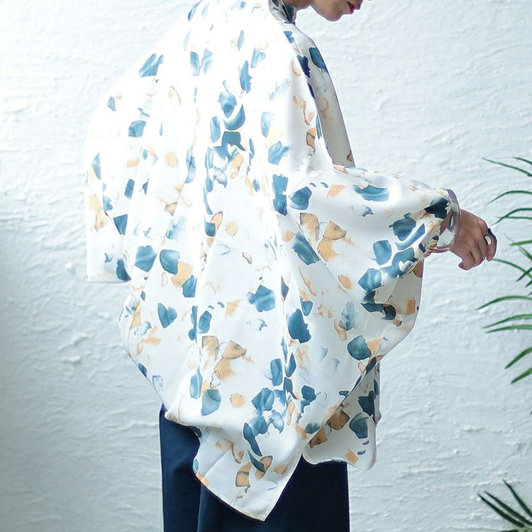 大きいサイズ レディース アート柄ドルマンシャツ　nw-23019 【メール便可】