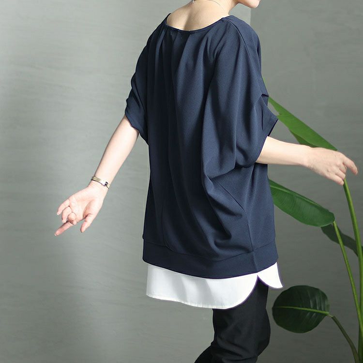 大きいサイズ レディース ロングレイヤードキャミソール　goldy-1302 【メール便可】