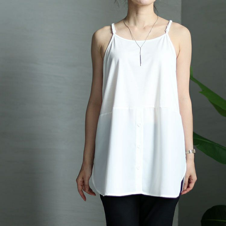 大きいサイズ レディース ロングレイヤードキャミソール　goldy-1302 【メール便可】