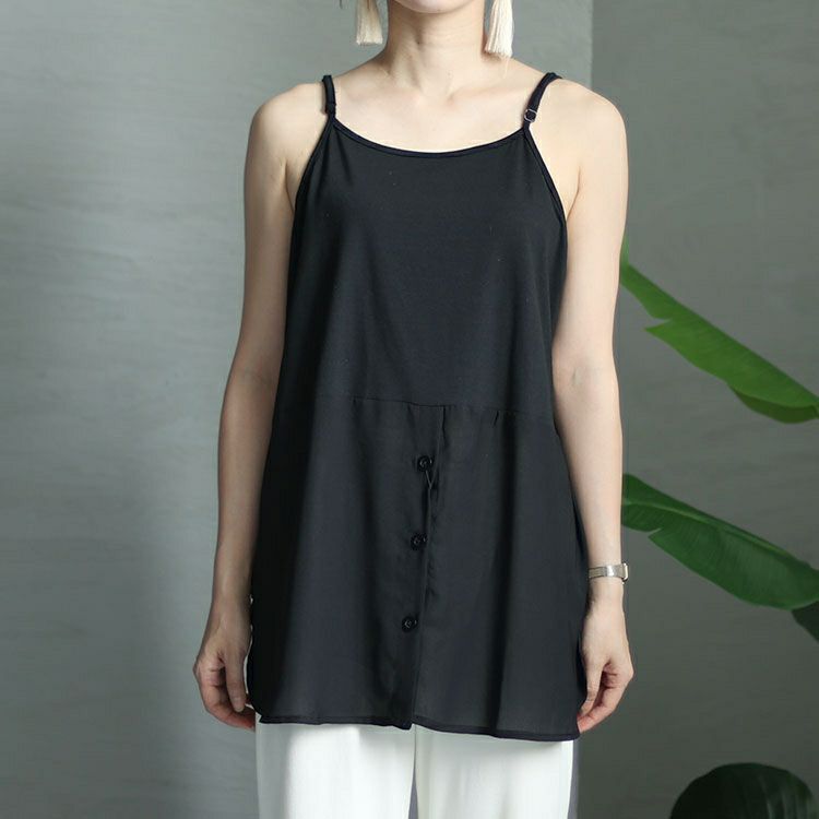 大きいサイズ レディース ロングレイヤードキャミソール　goldy-1302 【メール便可】