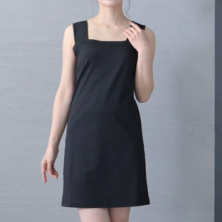 大きいサイズ レディース 接触冷感スリップペチコート　jp490 【メール便可】