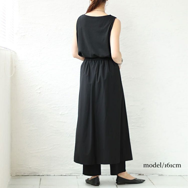 大きいサイズ レディース サイドボタンカフェパンツ　sw-0561