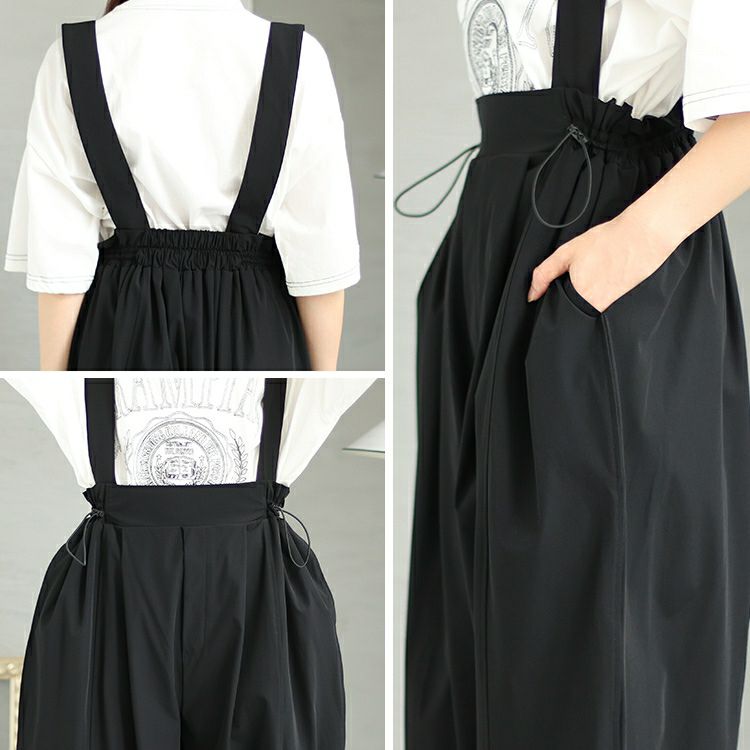 大きいサイズ レディース センターラインサロペットパンツ　nw-23029