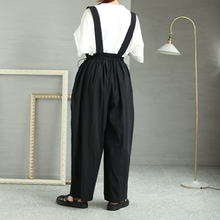 大きいサイズ レディース センターラインサロペットパンツ　nw-23029