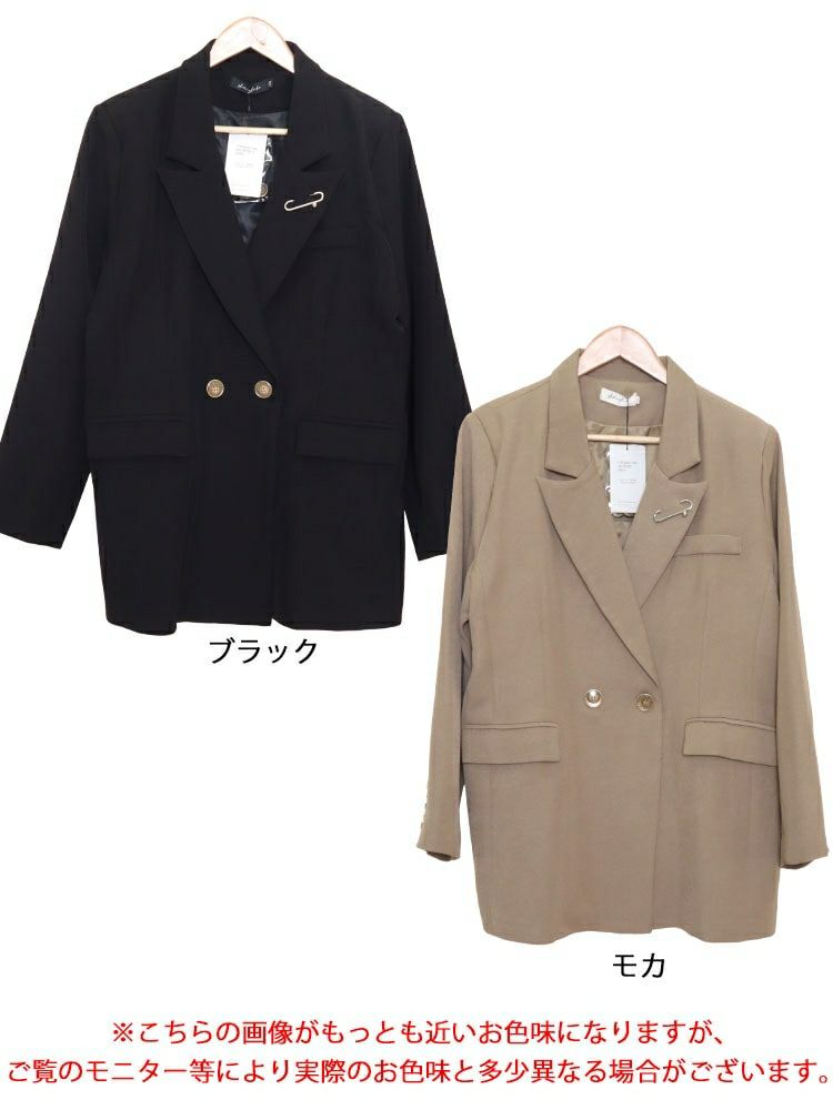 大きいサイズ レディース テーラードジャケット　goldy-1368