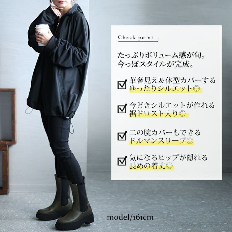 大きいサイズ レディース ハーフジップパーカー　bai-0144