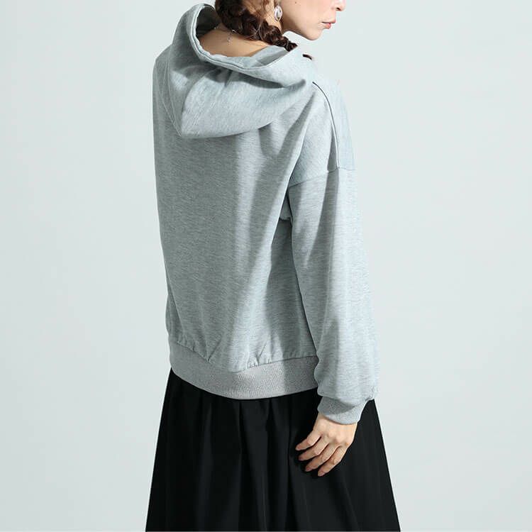 大きいサイズ レディース パーカードッキングワンピース　nw-23035