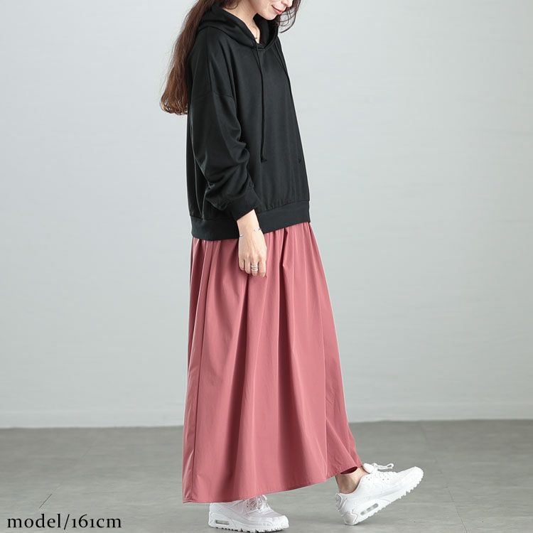 大きいサイズ レディース パーカードッキングワンピース　nw-23035