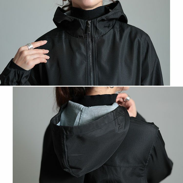 大きいサイズ レディース カットボンディングコート　mnfk-538565