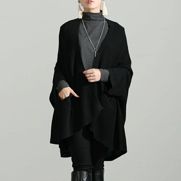 大きいサイズ レディース 上下2wayドルマンニットカーディガン　maru-6647