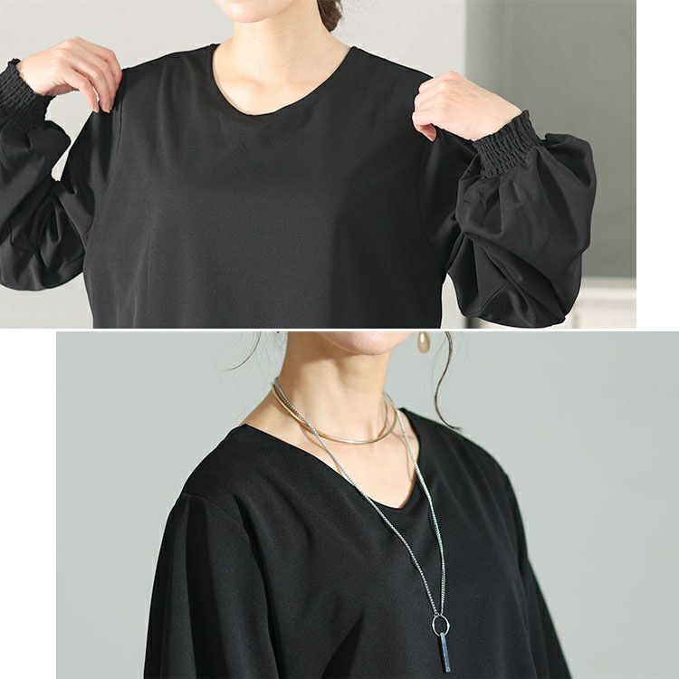 大きいサイズ レディース 前後2Wayドッキングチュールワンピース　maru-6700