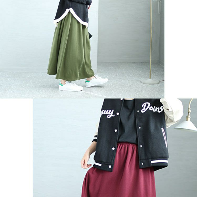 大きいサイズ レディース 裏シャギーフレアスカート　sw-0568