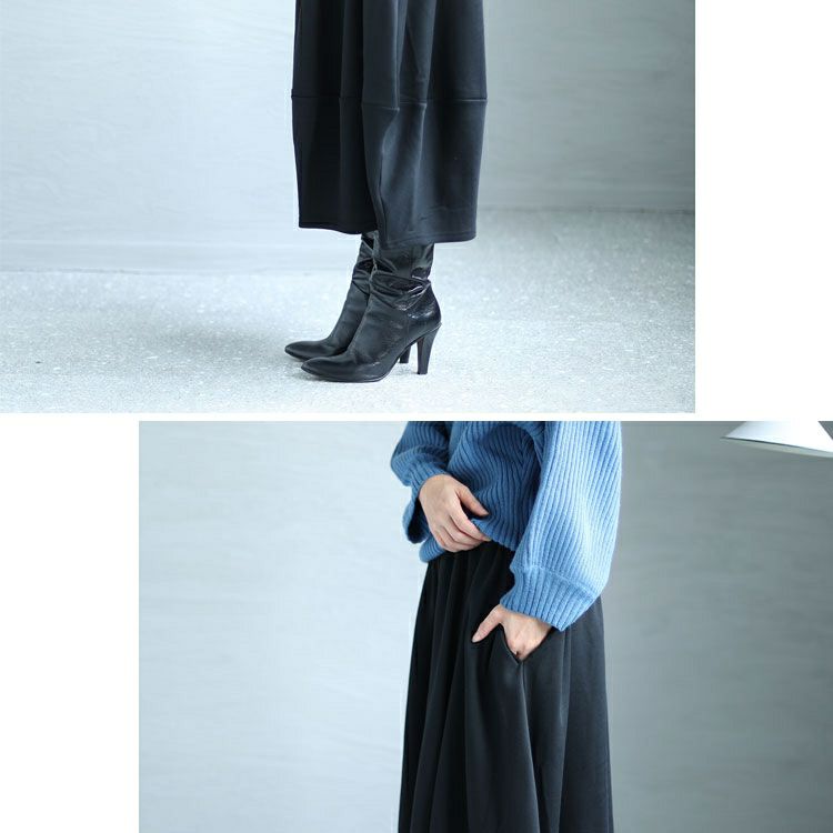 大きいサイズ レディース 裏シャギーバルーンスカート　sw-0569