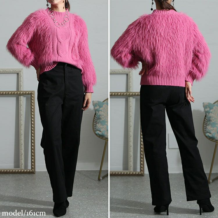 大きいサイズ レディース 疲れない体型カバーチノパンツ　jp486