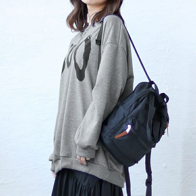 大きいサイズ レディース オーバーサイズロゴスウェット　goldy-1399