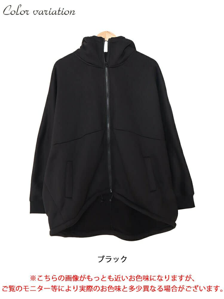 大きいサイズ レディース 裏ボアフード軽量ジャケット　sw-0585