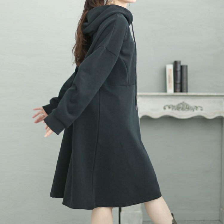 大きいサイズ レディース ハーフジップチュニックワンピース　goldy-1426