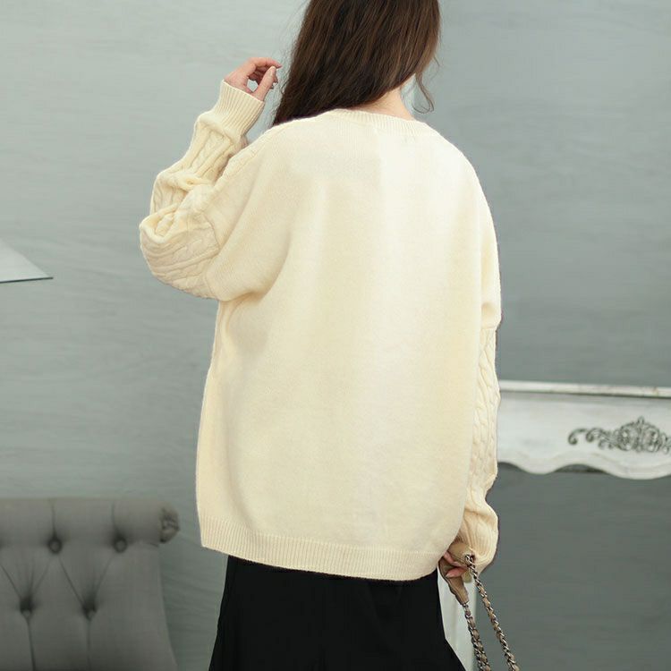 大きいサイズ レディース ケーブルニット＆マーメイドスカート2点セット　jp495