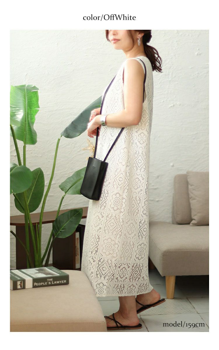 大きいサイズ レディース パネルレースワンピース　fem-434