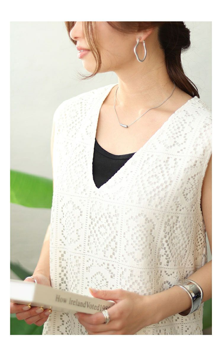 大きいサイズ レディース パネルレースワンピース　fem-434