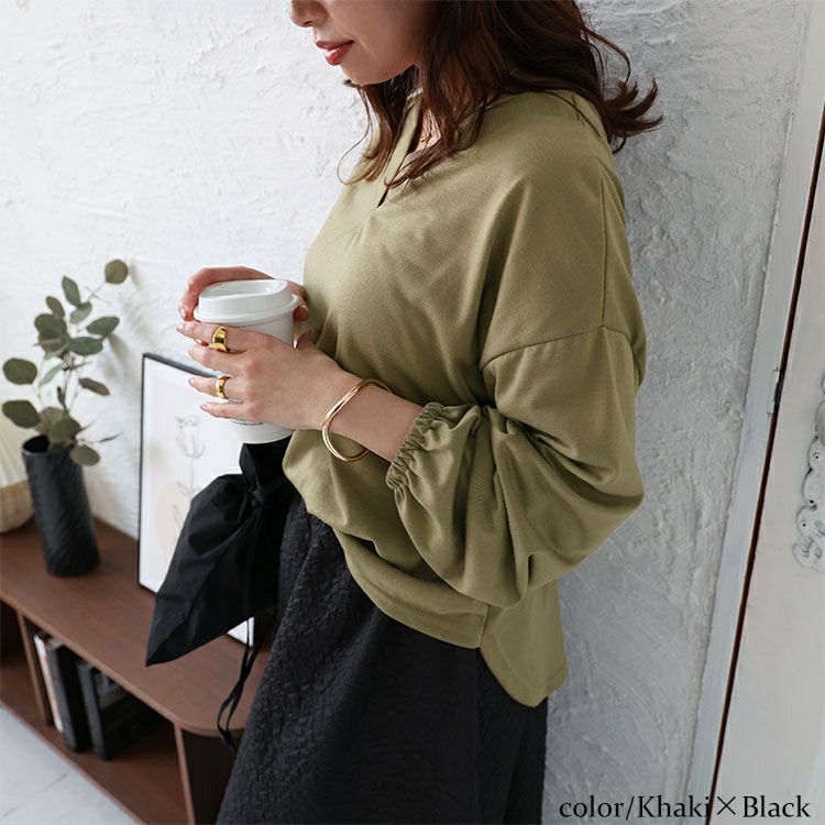 大きいサイズ レディース フクレジャガードドッキングワンピース　fem-457