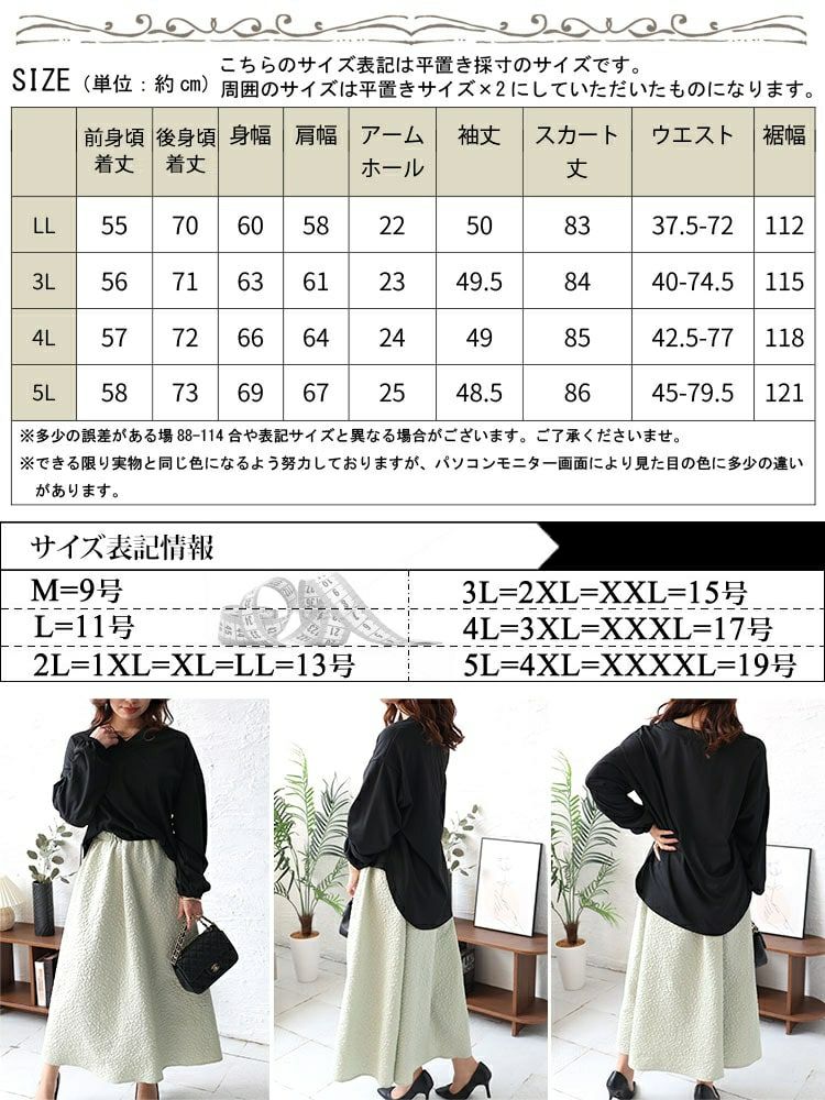 大きいサイズ レディース フクレジャガードドッキングワンピース　fem-457