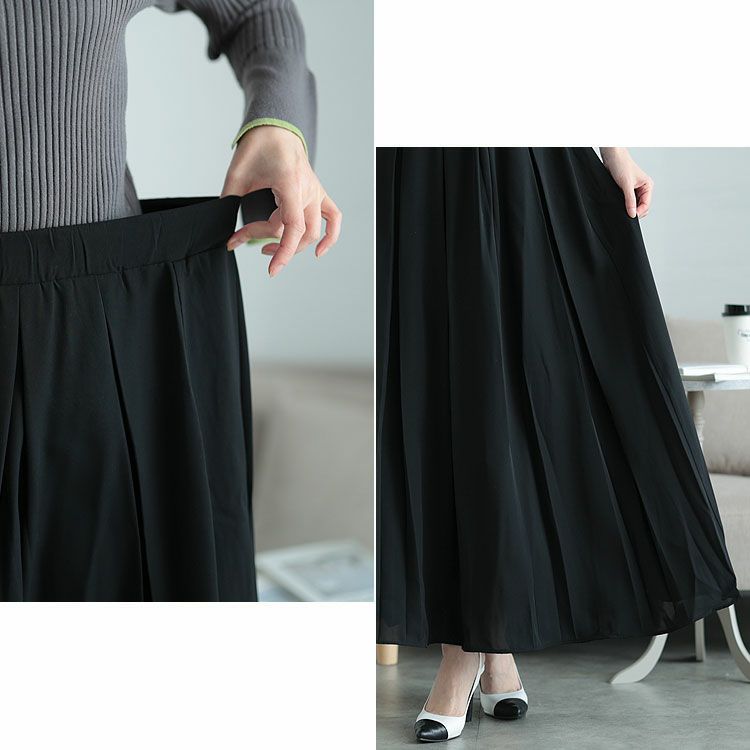 大きいサイズ レディース フレアプリーツスカート　jp488