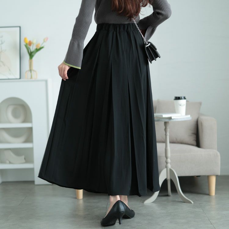 大きいサイズ レディース フレアプリーツスカート　jp488