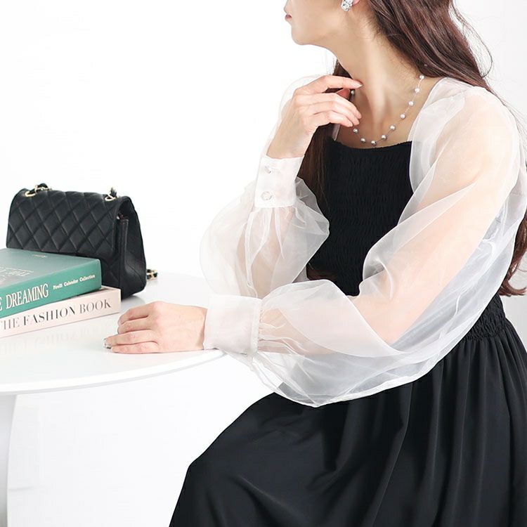 大きいサイズ レディース シアースリーブドッキングワンピース　jps027