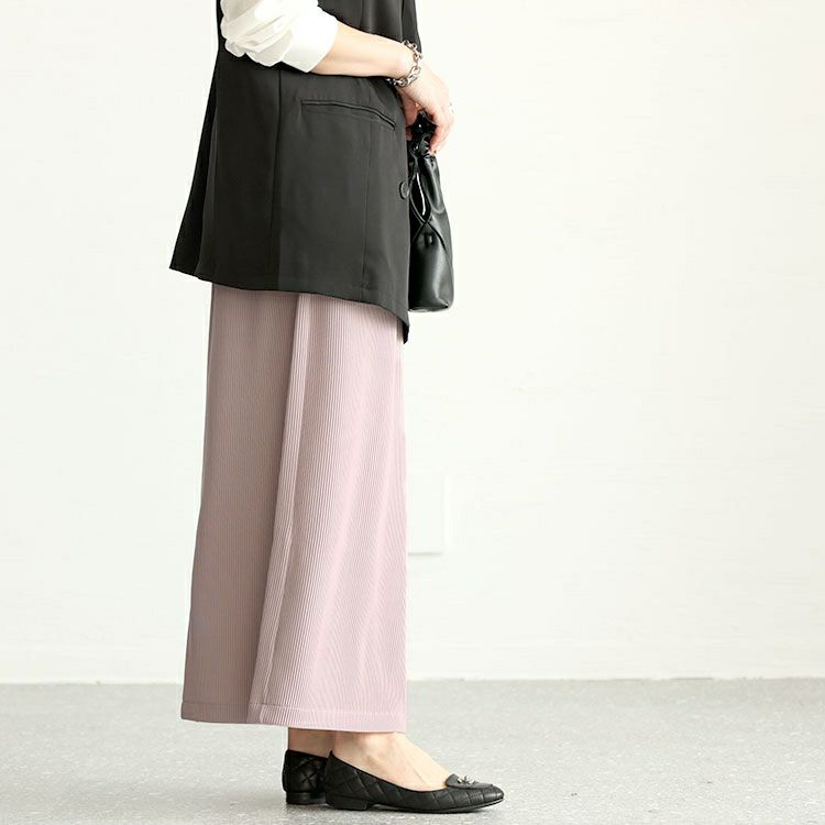 大きいサイズ レディース ストレッチリブナロースカート　maru-6729